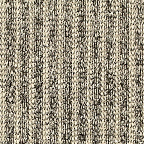 Beige Stripe Interlock Knit, Polyester