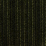 Dark Green Vertical-Stripe Chenille, Polyester