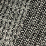 Black Marl Knit, Polyester — texture