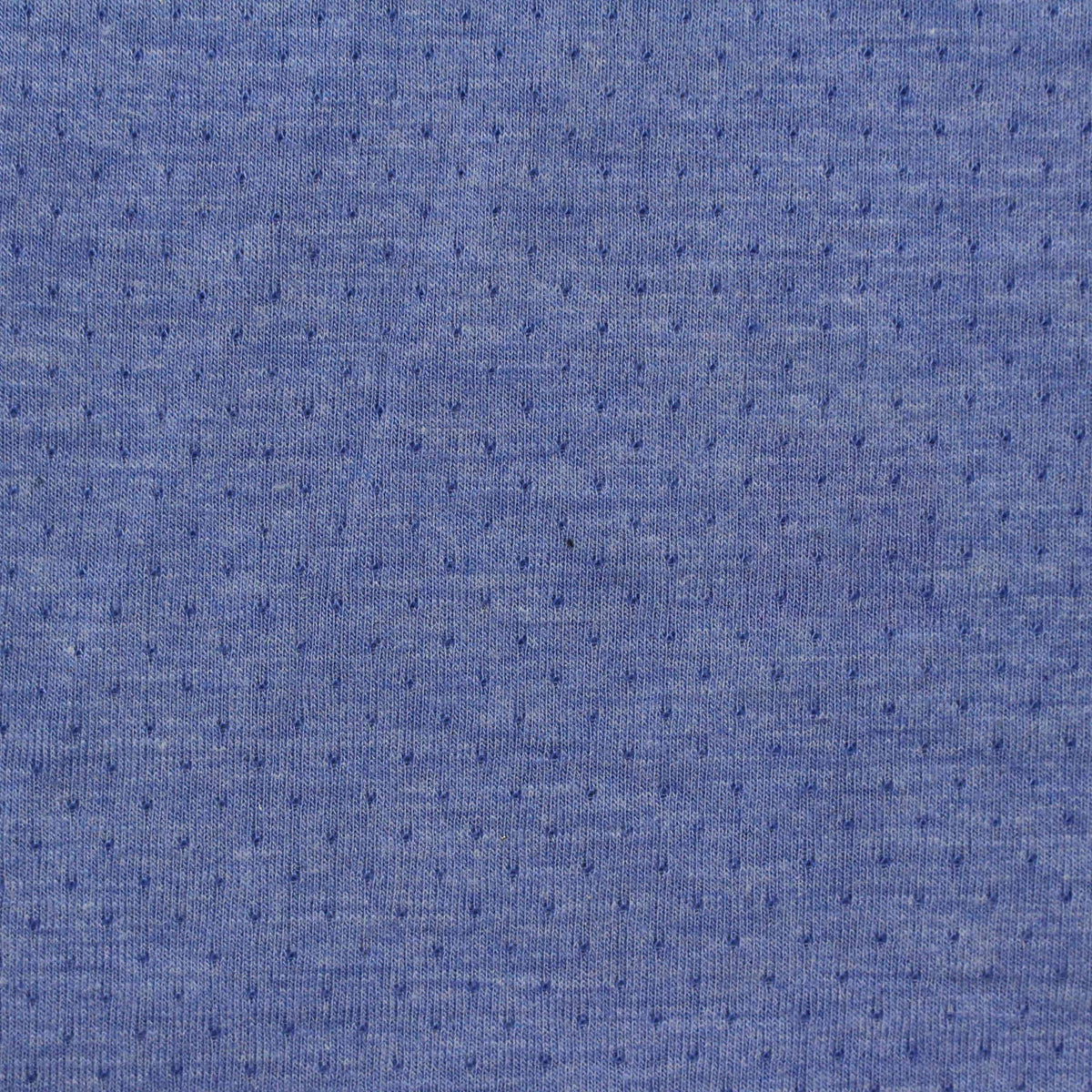 Blue Dot Interlock Knit, Poly-Viscose