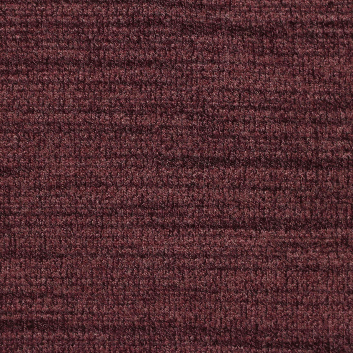 Burgundy Marl Rib Knit, Poly-Viscose, 430 gsm