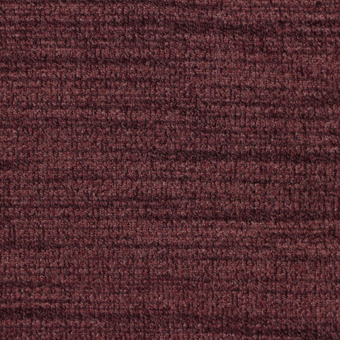 Burgundy Marl Rib Knit, Poly-Viscose, 430 gsm
