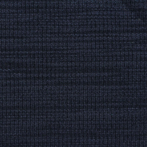 Dark Blue Marl Piqué Knit, Poly-Viscose, 595 gsm