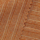 Polyester Viscose Interlock Knit Fabric, 125 gsm, 146 cm — Orange — texture