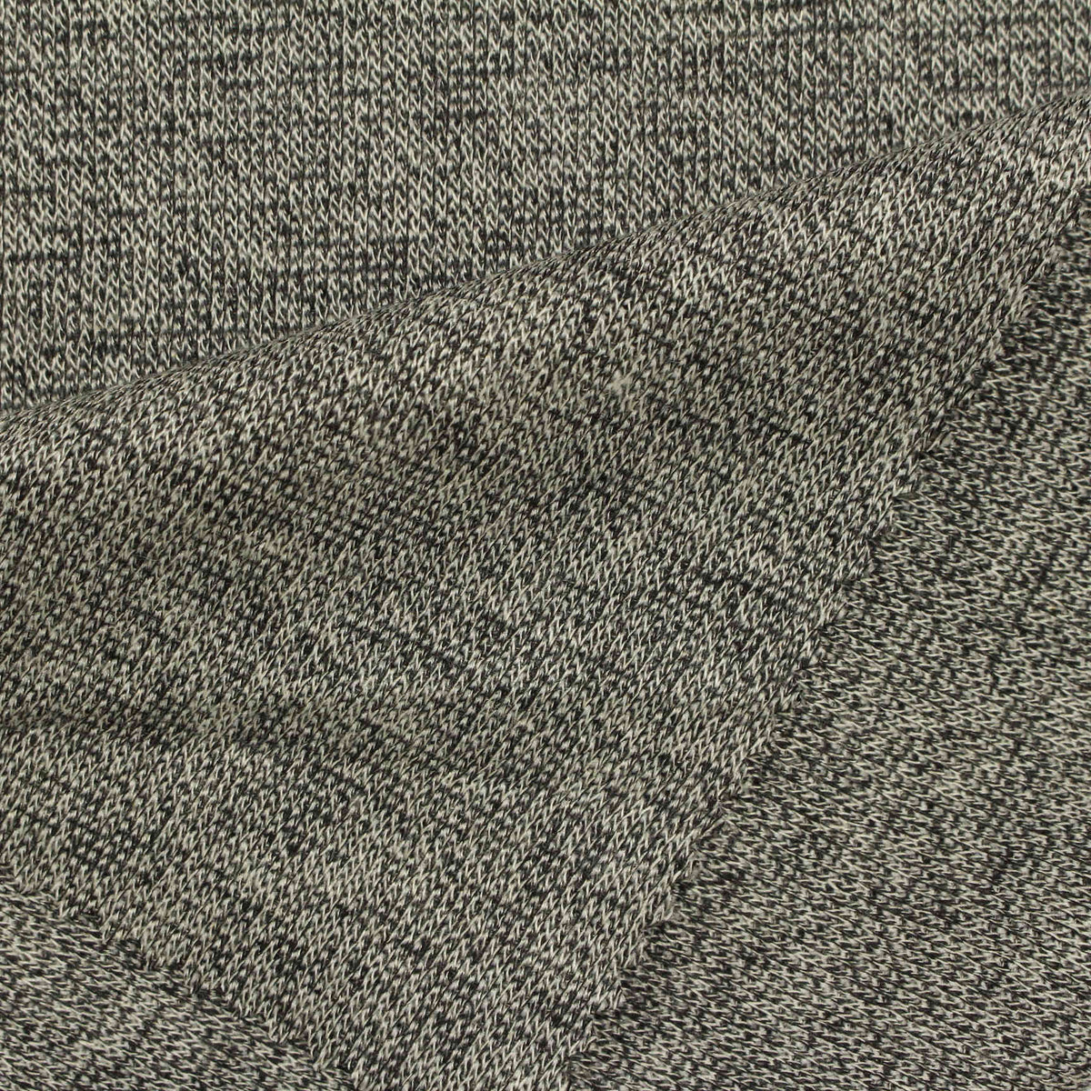 Black Marl Scuba Knit, Polyester