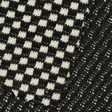Black Check Knit, Polyester — texture