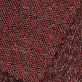 Heathered Burgundy Marl Piqué Knit, Poly-Viscose — texture