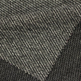 Black Houndstooth Piqué Knit, Polyester