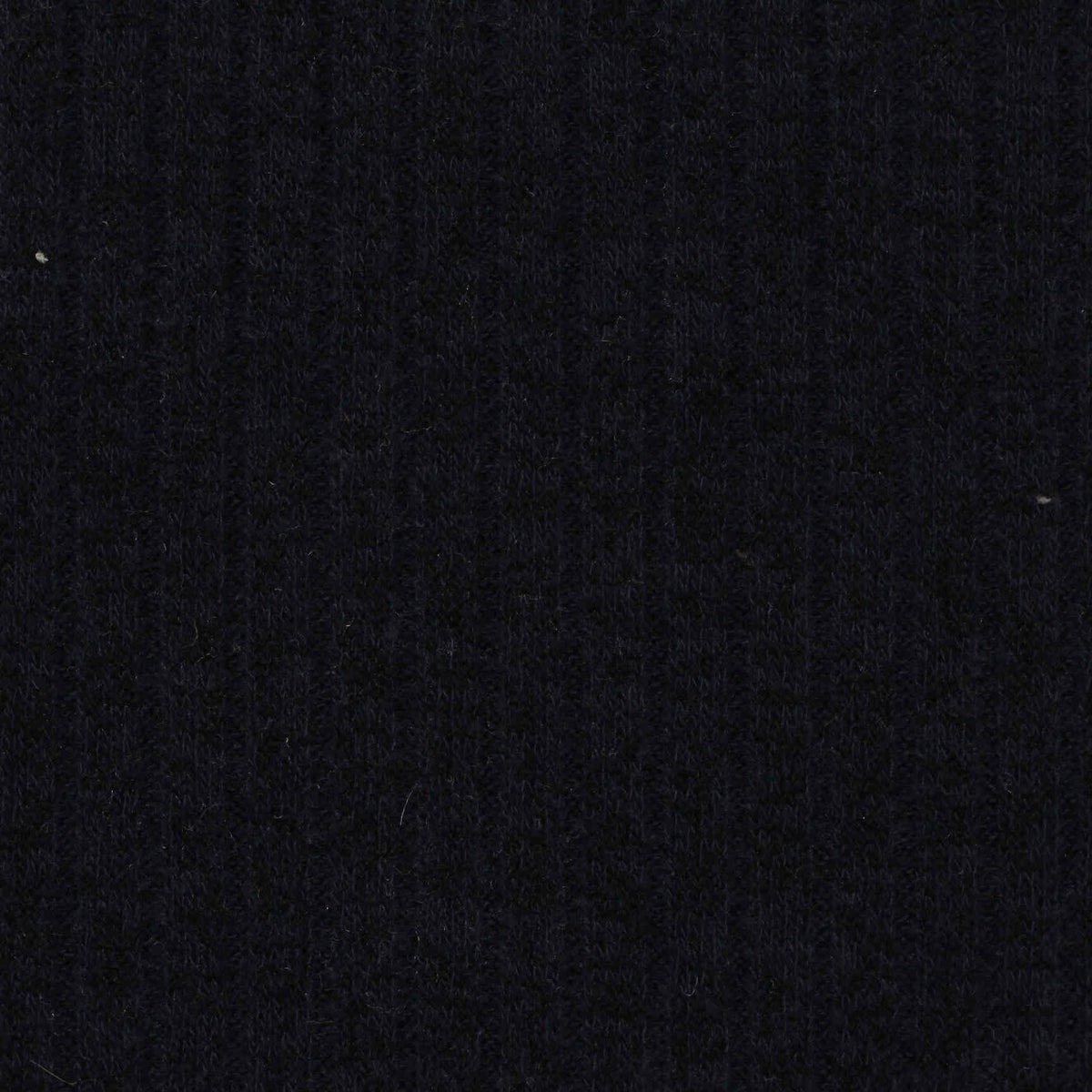 Polyester Stretch Rib Knit Fabric, 370 gsm, 148 cm — Black