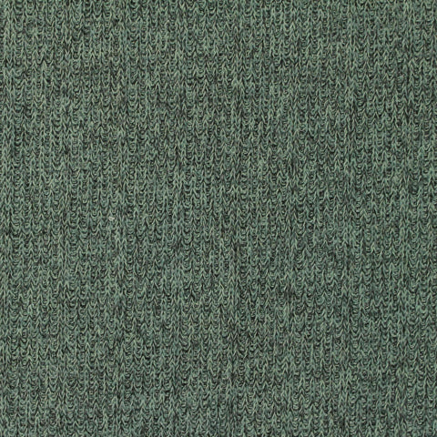 Light Green Marl Rib Knit, Polyester, 226 gsm