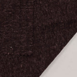 Dark Brown Marl Rib Knit, Polyester