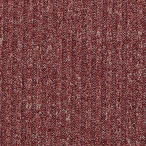 Brown Marl Rib Knit, Polyester, 220 gsm, 160 cm