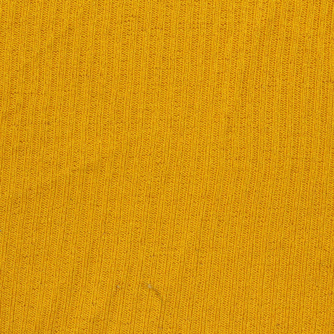 100% Polyester Rib Knit Fabric, 245 gsm, 155 cm — Orange