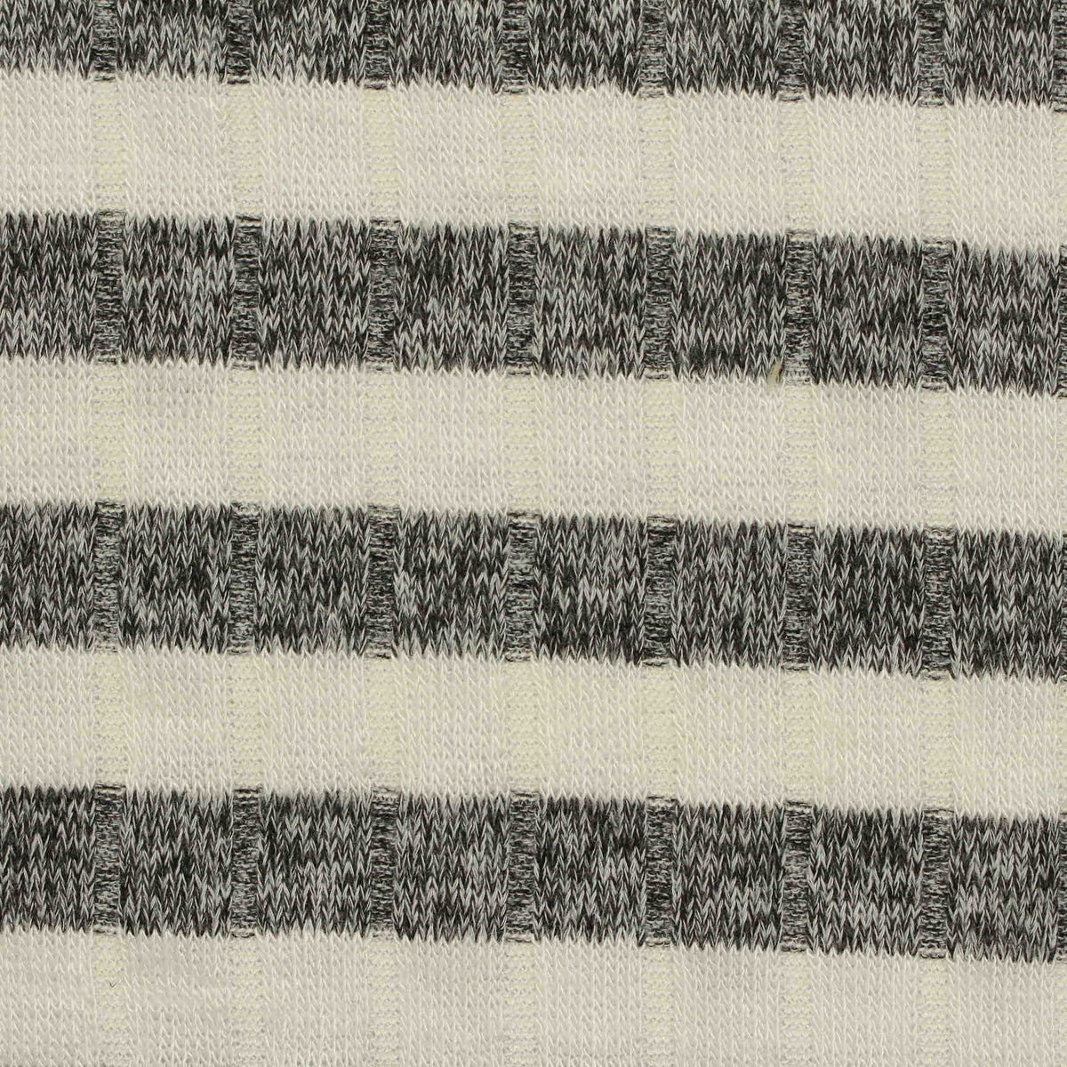 Off-White Stripes Rib Knit, Poly-Viscose