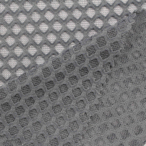 Grey Honeycomb Knit, Polyester