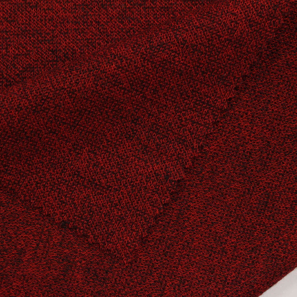 Red Marl Scuba Knit, Poly-Acrylic, 217 gsm