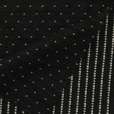 Black Dots Interlock Knit, Polyester