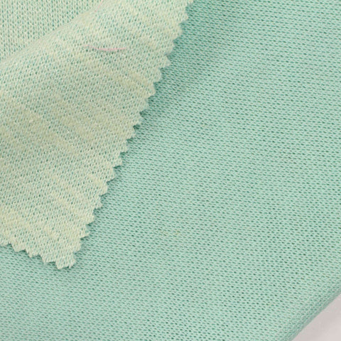 100% Polyester Scuba Knit Fabric, 328 gsm, 150 cm — Green