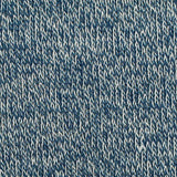 Blue Marl Interlock Knit, Poly-Cotton — texture