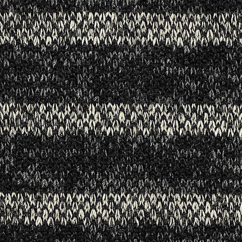 Light Grey Marled-Stripe Knit, Poly-Viscose