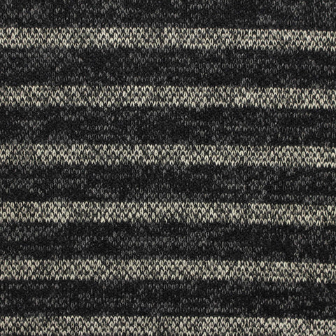 Light Grey Marled-Stripe Knit, Poly-Viscose