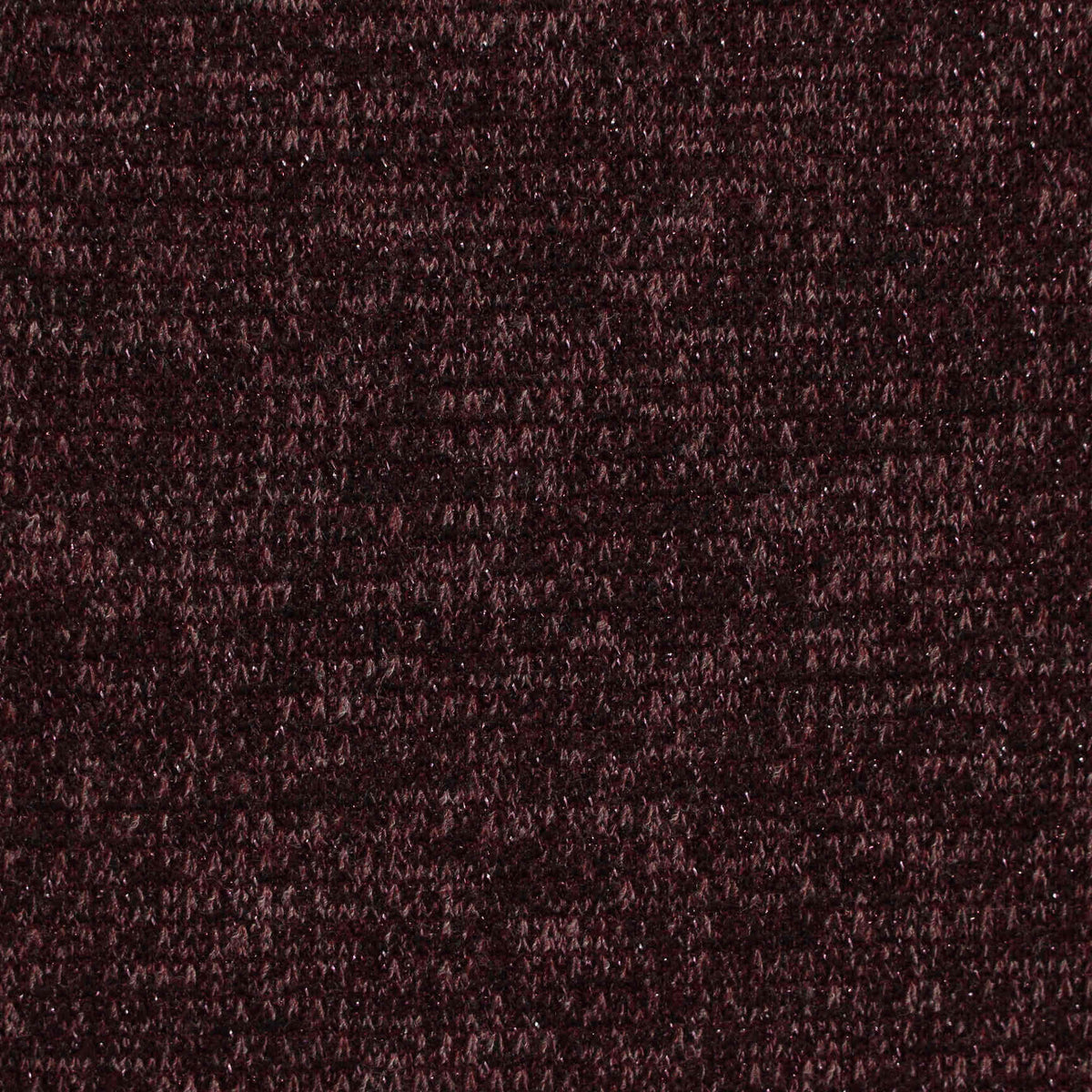 Dark Red Marl Chunky Knit, Polyester, 260 gsm