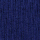 100% Polyester Rib Knit Fabric, 230 gsm, 160 cm — Navy