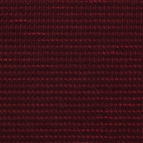 Slub Cotton Polyester Stretch Rib Knit Fabric, 250 gsm, 160 cm — Red