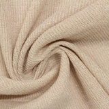 Polyester Stretch Rib Knit Fabric, 216 gsm, 150 cm — Beige
