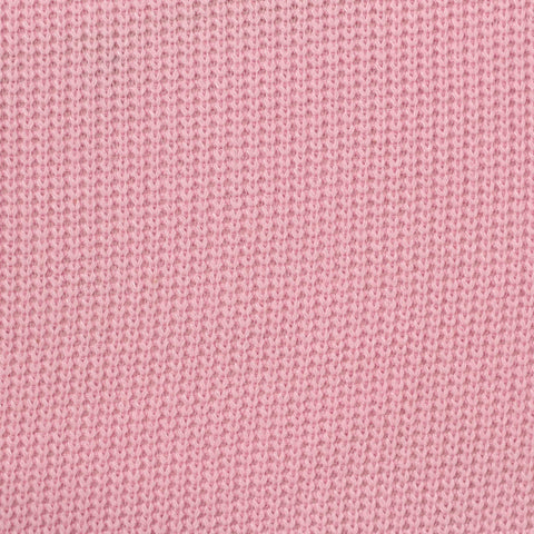 Cotton Viscose Stretch Rib Knit Fabric, 330 gsm, 160 cm — Pink