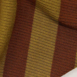 Brown Vertical-Stripe Rib Knit, Poly-Viscose — texture