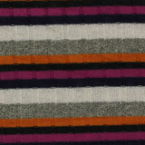 Polyester Metallic Stretch Rib Knit Fabric, 190 gsm, 125 cm — Khaki