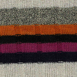 Polyester Metallic Stretch Rib Knit Fabric, 190 gsm, 125 cm — Khaki — texture