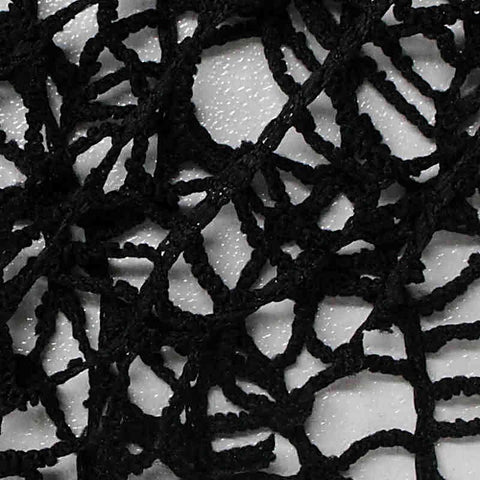 100% Polyester Jersey Knit Fabric, 106 gsm, 160 cm — Black