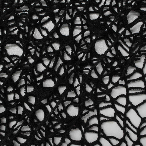 100% Polyester Jersey Knit Fabric, 106 gsm, 160 cm — Black