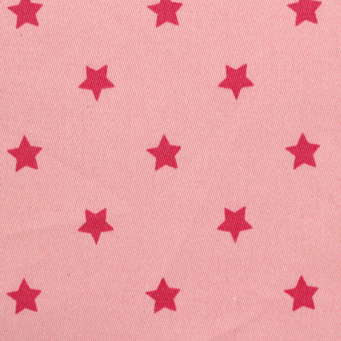 Light Pink Stars Knit, Cotton