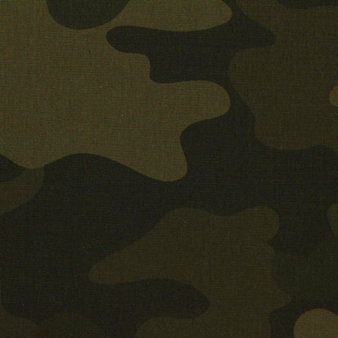 Green Camo Poplin, 185 gsm, ref EF-209530