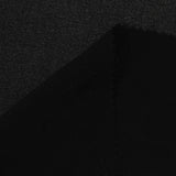 100% Polyester Chiffon Fabric, 100 gsm, 150 cm — Black