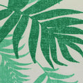 Green Tropical-Leaf Knit, Polyester, 115 gsm