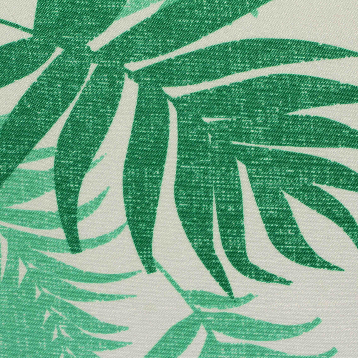 Green Tropical-Leaf Knit, Polyester, 115 gsm