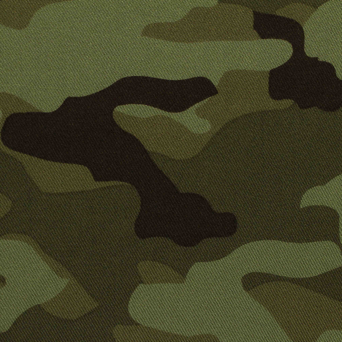 Green Camo Interlock Knit, Viscose