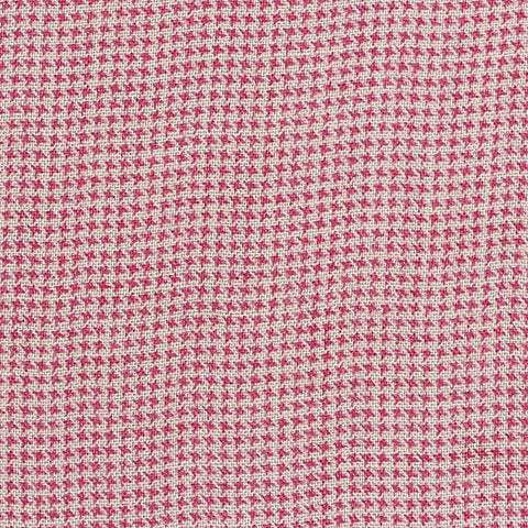 Pink Houndstooth Poplin, Viscose