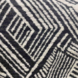 Black Diamonds Chunky Knit, Poly-Cotton