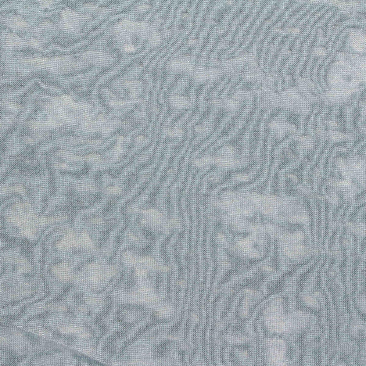 Light Grey Abstract Knit, Cotton-Poly