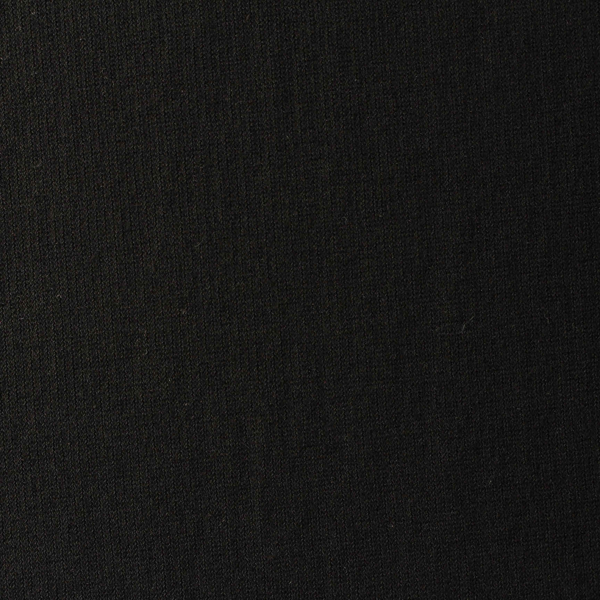 Cotton Polyester Blend Stretch Scuba Knit Fabric, 260 gsm, 156 cm — Black