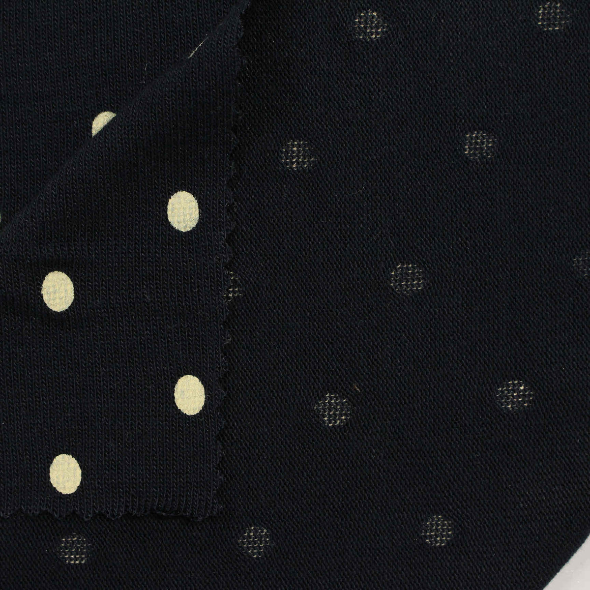 Cream Dots Chunky Knit, Viscose