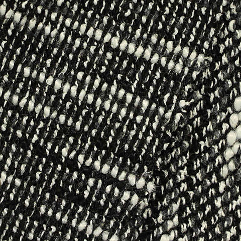 Black Marl French Terry, Polyester, 377 gsm