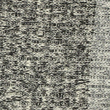 Grey Horizontal-Stripe Rib Knit, Poly-Viscose — texture