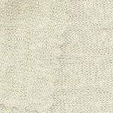 Cream Horizontal-Band Rib Knit, Polyester — texture
