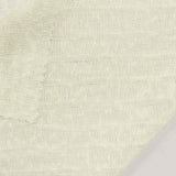 Cream Horizontal-Band Rib Knit, Polyester